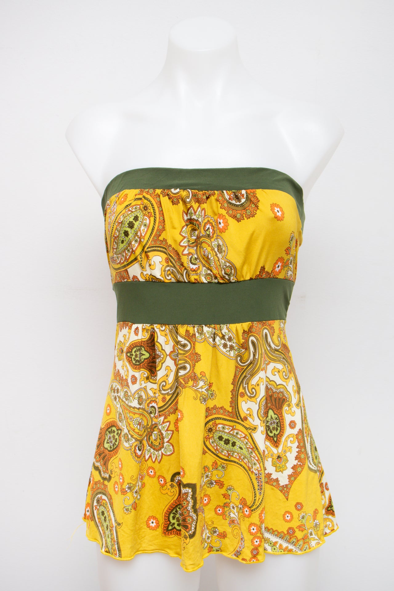 #05 Suzy Shevartier Camisole Top Yellow | c. 197 | Size 10
