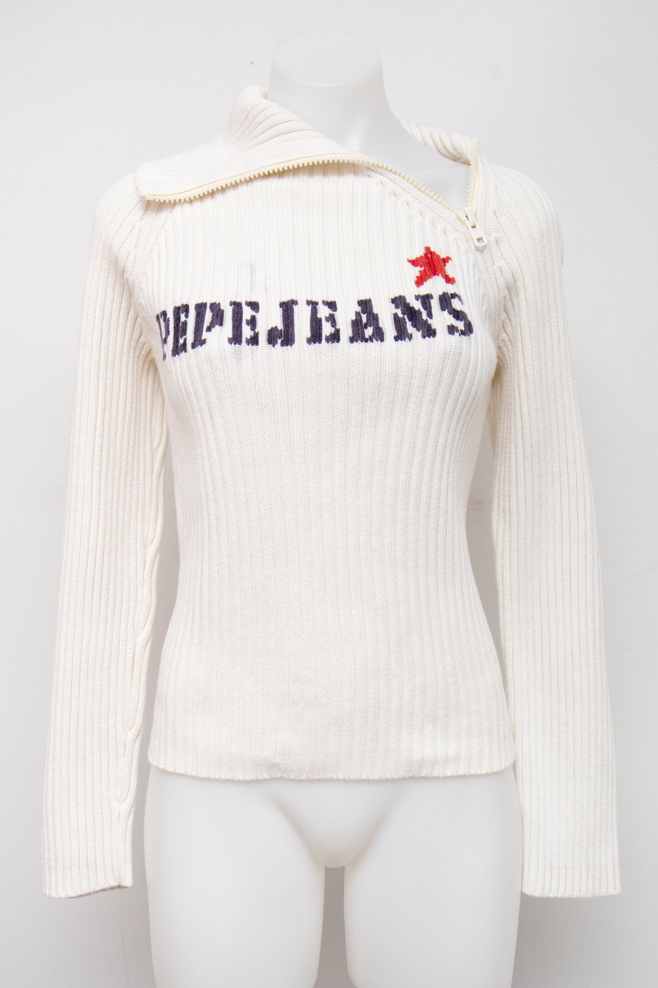 #91 Pepé Jeans Camisole Top White | c. 195 | Size 8