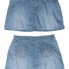 #152 Otb One Tuff Babe Denim Mini Skirt Blue | c. 190 | Size 10/12
