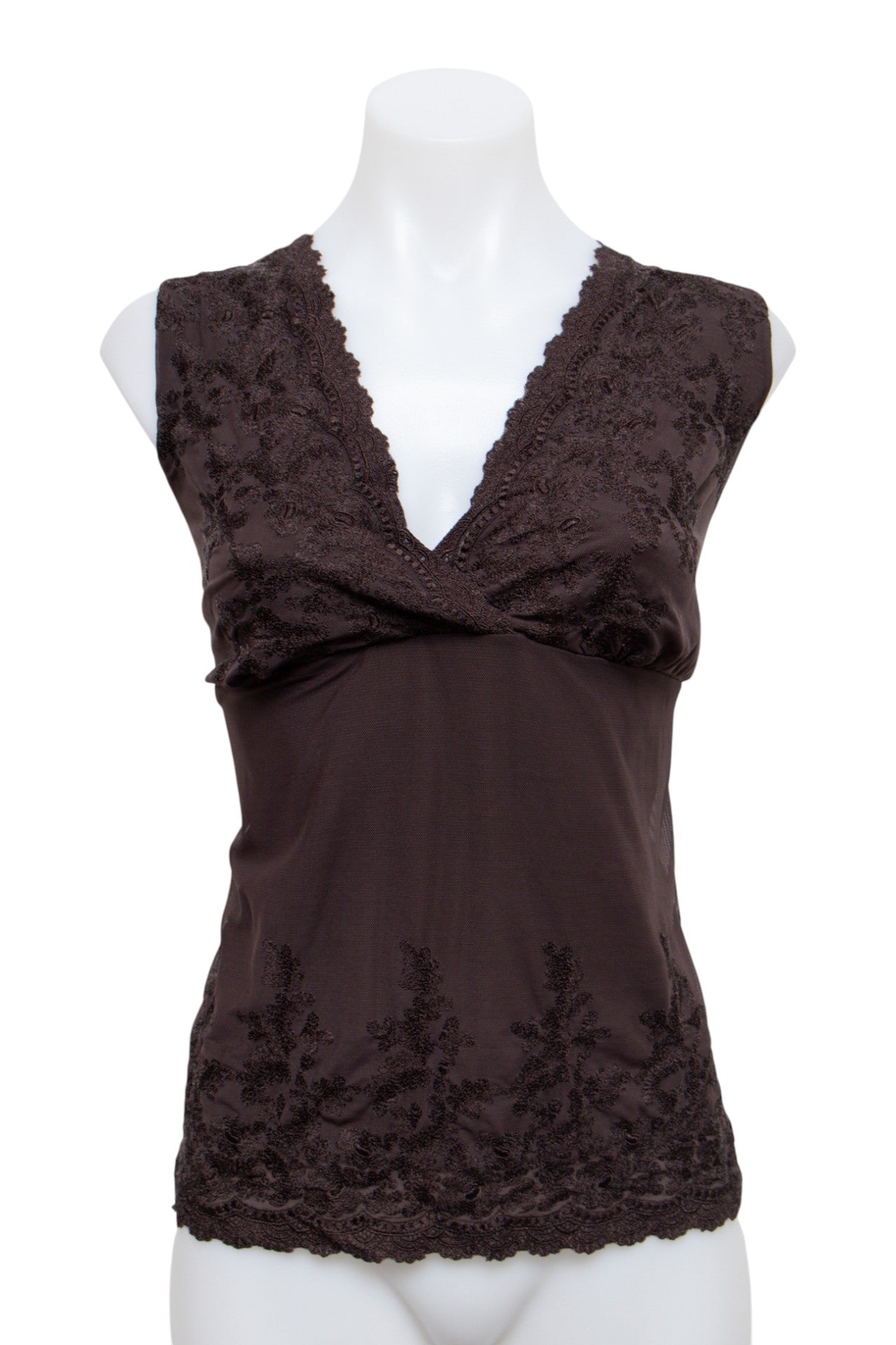 #039 Talbots Cami Top Brown | c. 203 | Size 12