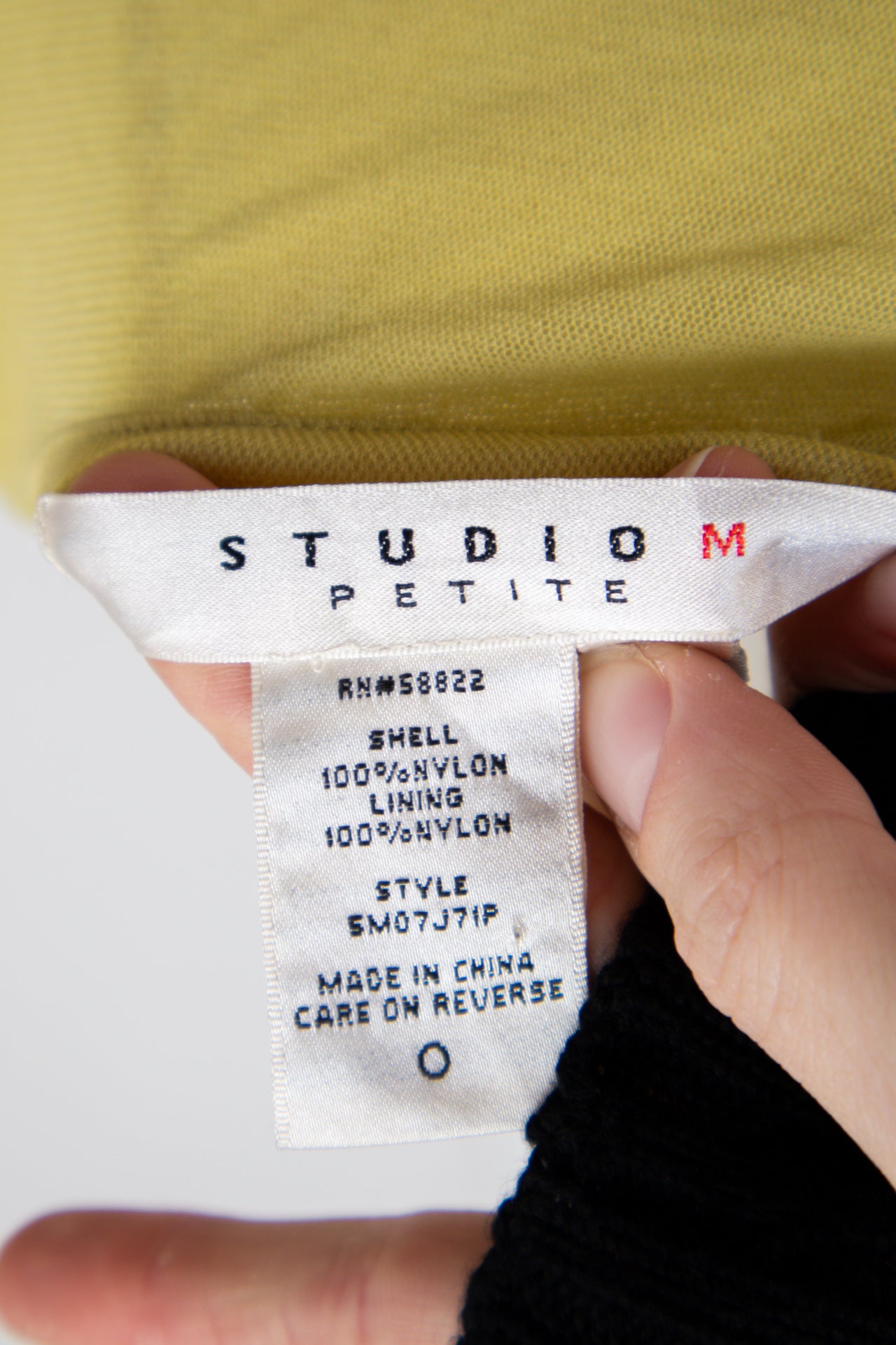 #031 Studio M Camisole Top Yellow | c. 207 | Size 6