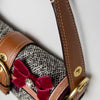 #186 Coach Wool Flat Soho Bag Brown | c. 196 | Size