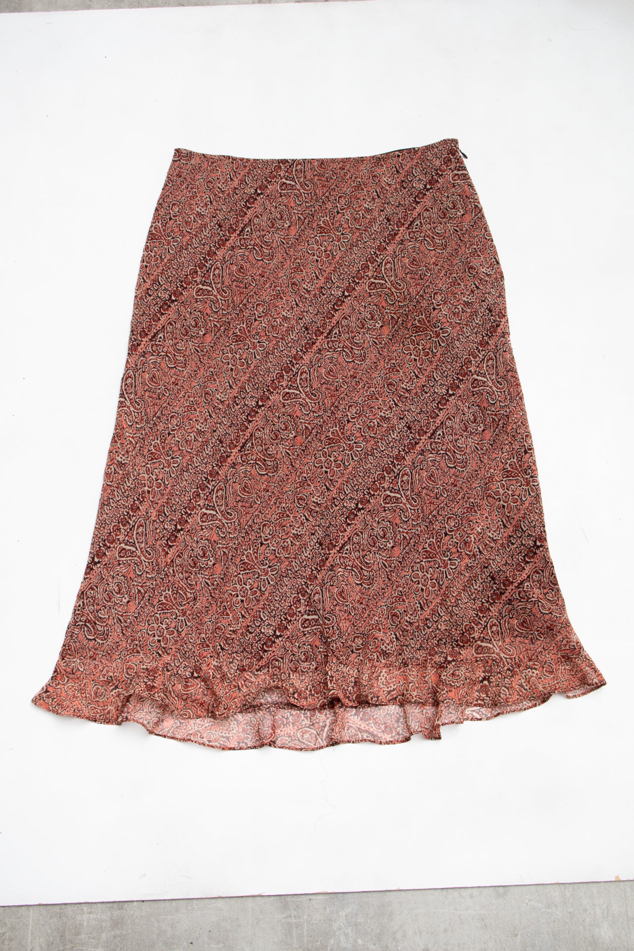#115 International Concepts Skirt Red | c. 193 | Size 8