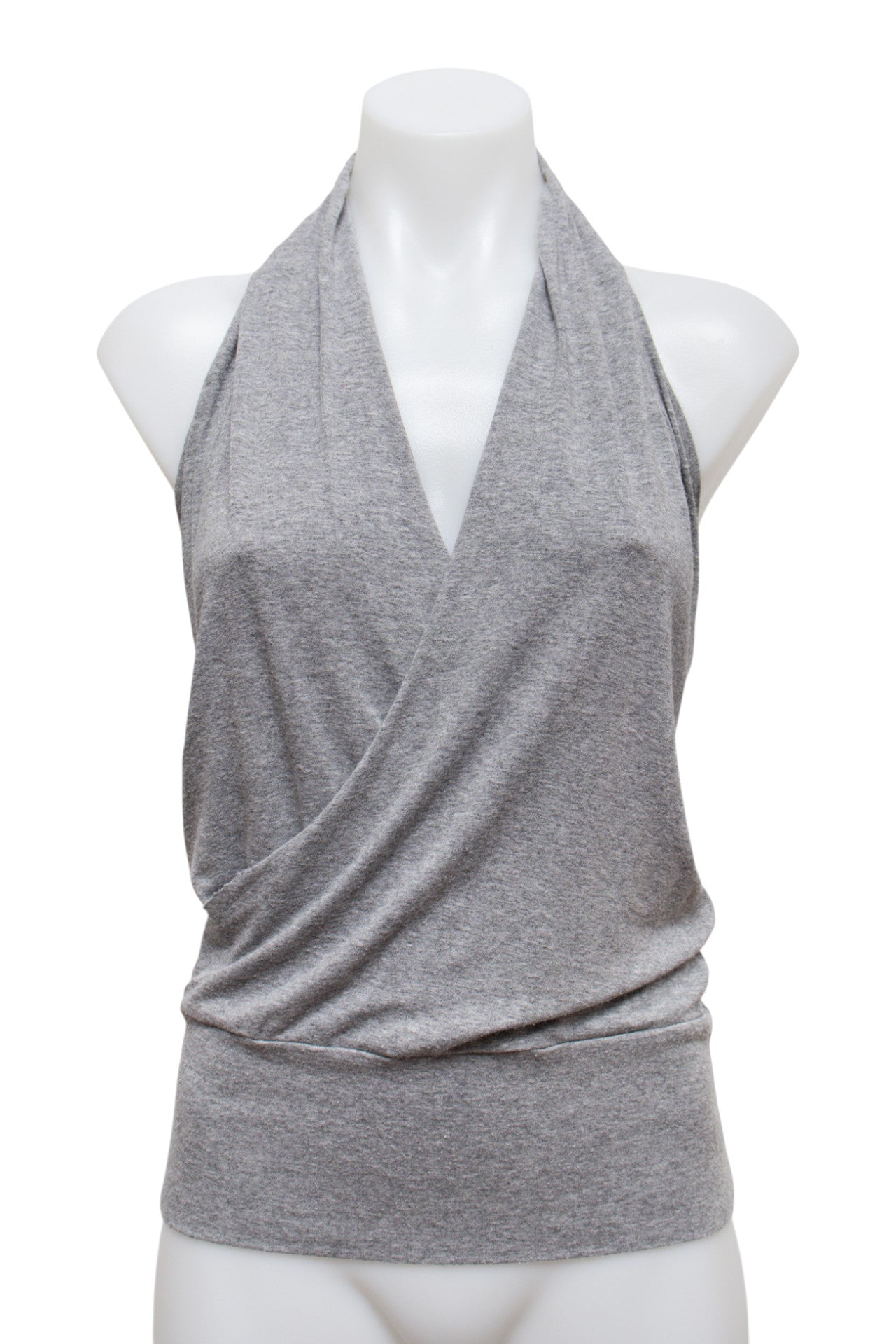 #75 Pinkie Halter Top Gray | c. 189 | Size 8