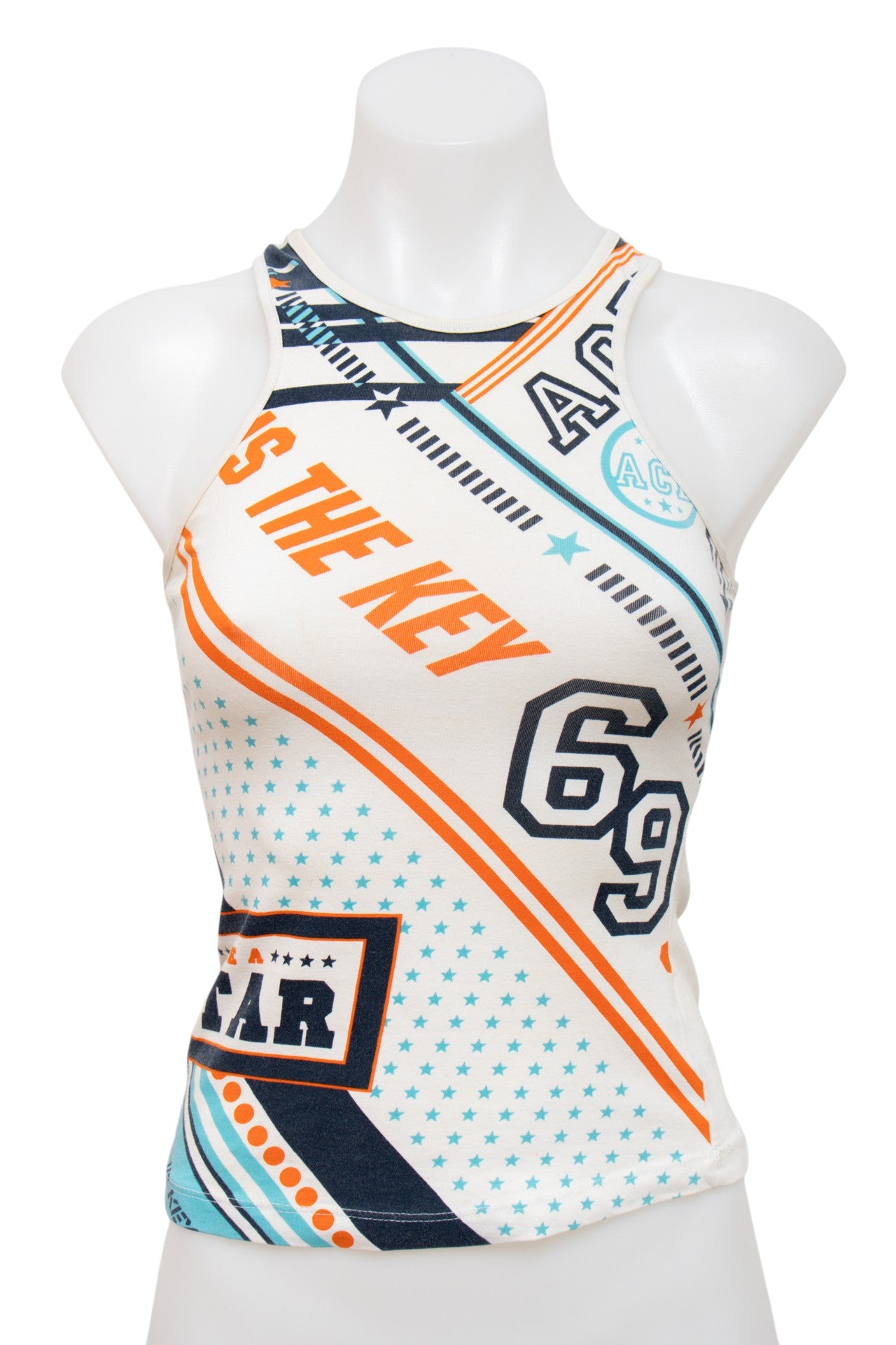 #47 Bsk Sport Tank Top White | c. 196 | Size 6