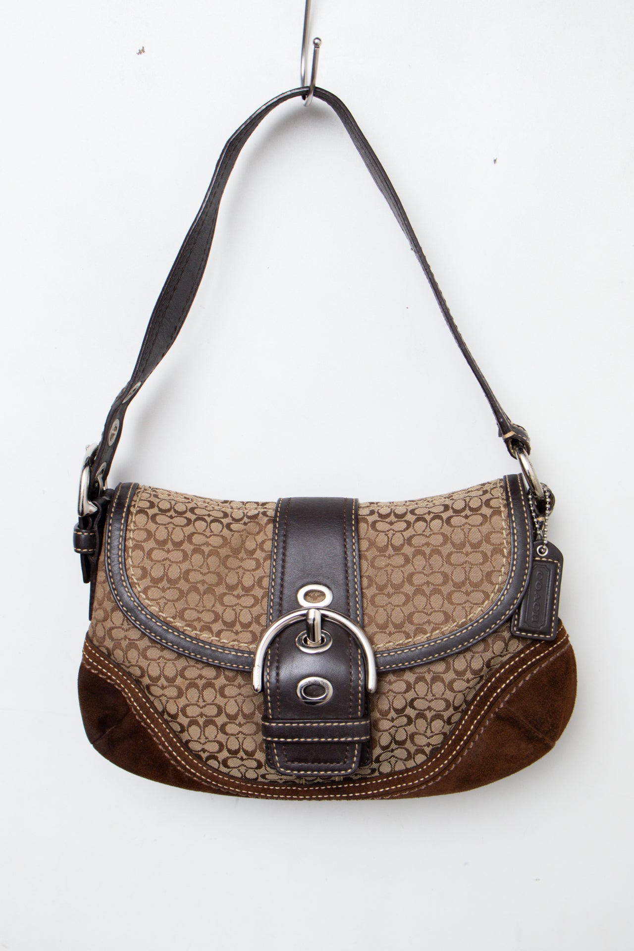 #213 Coach Shoulder Bag Brown | c. 204 | Size