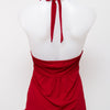 #110 Candie's Halter Top Red | c. 206 | Size 8
