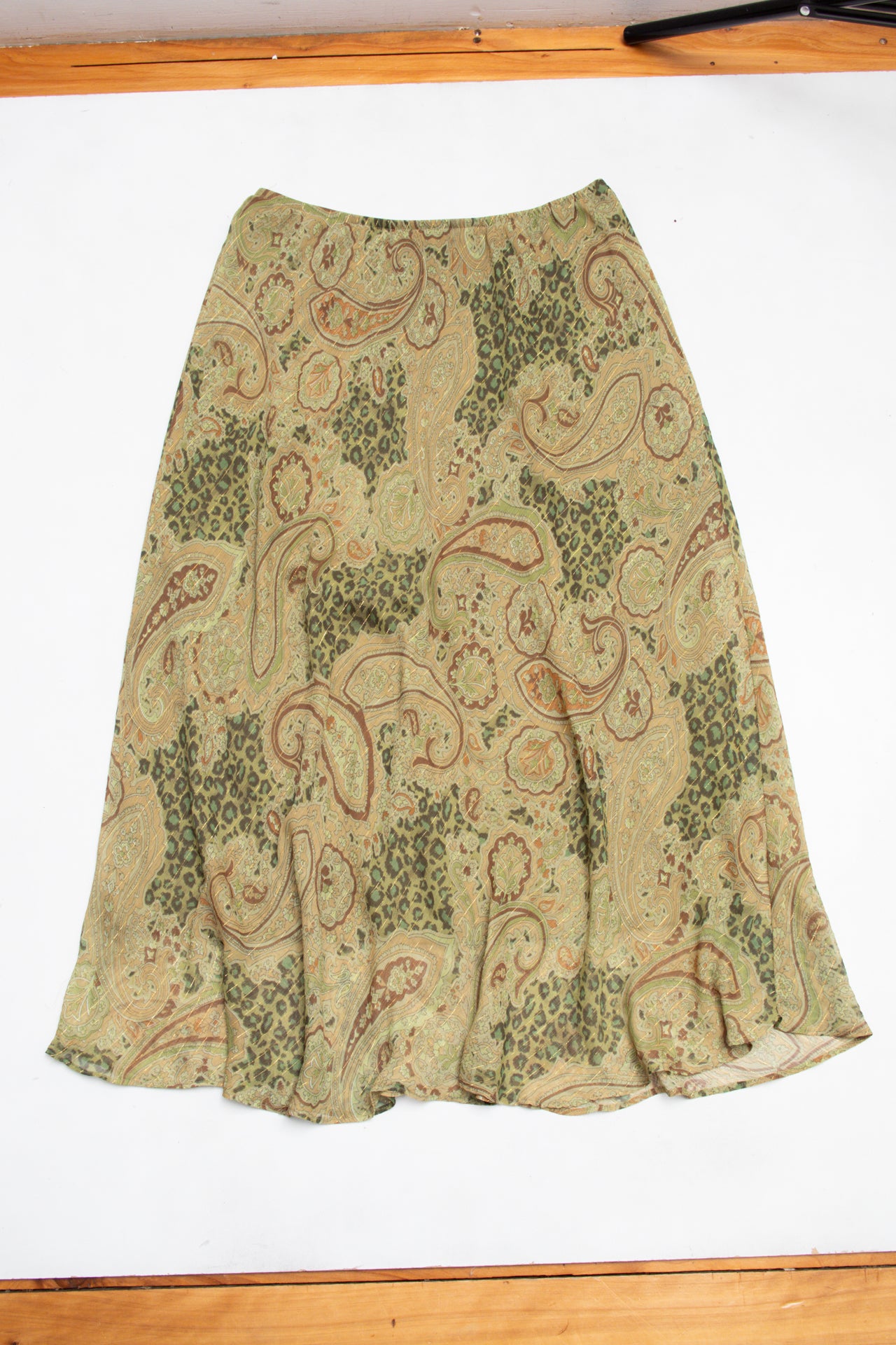 #116 Emma James Dresses Skirt Beige | c. 201 | Size 8