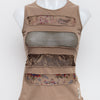 #66 Lady Desigual Tank Top Brown | c. 193 | Size 8