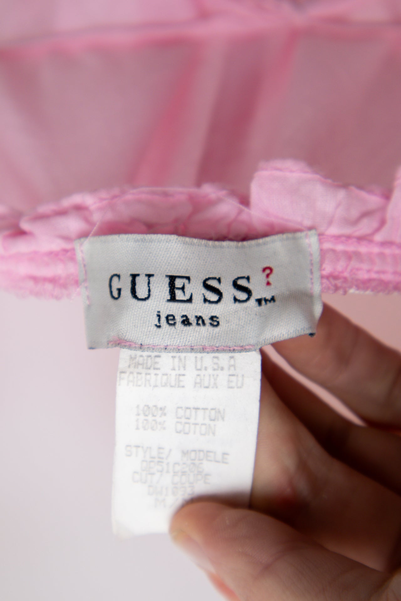 #029 Guess Jeans Cami Top Pink | c. 202 | Size 10