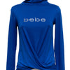 #38 Bebe T-shirt Blue | c. 184 | Size 8