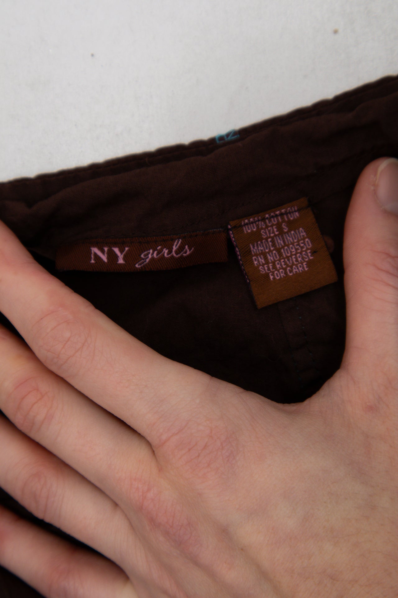 #160 Ny Girls Skirt Brown | c. 202 | Size 8