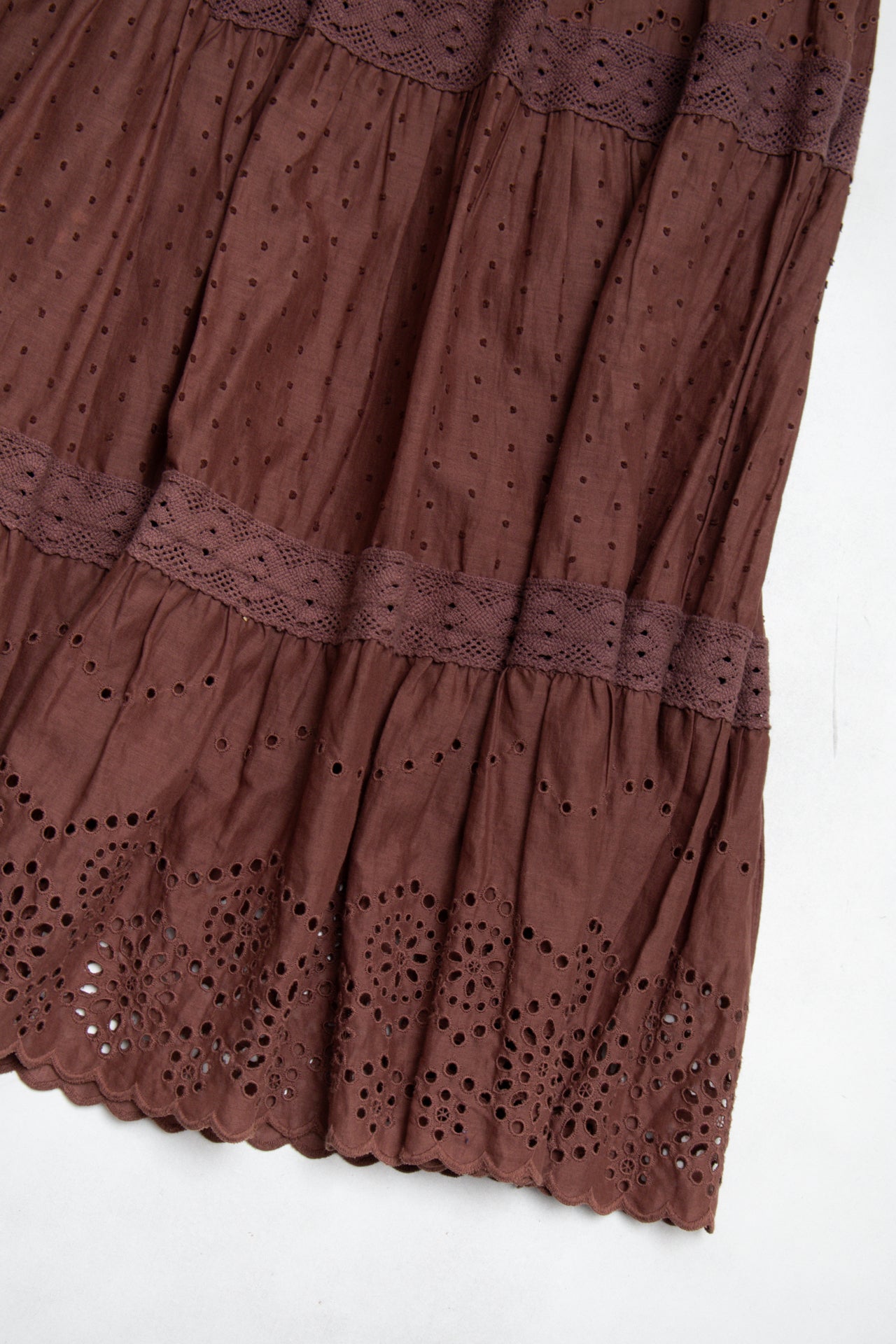 #152 Coldwater Creek Skirt Brown | c. 193 | Size 8/10