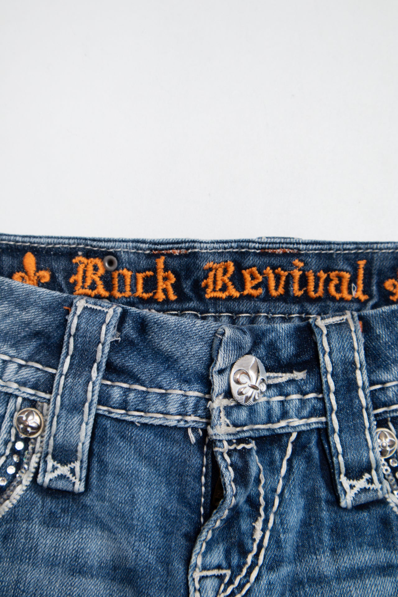 #156 Rock Revival Shorts Blue | c. 198 | Size 4