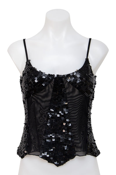 #201 Taglia42 Cami Top Black | c. 197 | Size 8/10