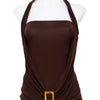 #200 Topia Halter Top Brown | c. 195 | Size 10