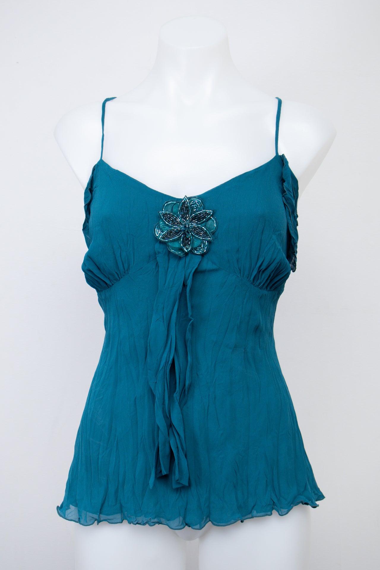 #031 Bisou Bisou Michele Bohbot Cami Top Blue | c. 200 | Size 10