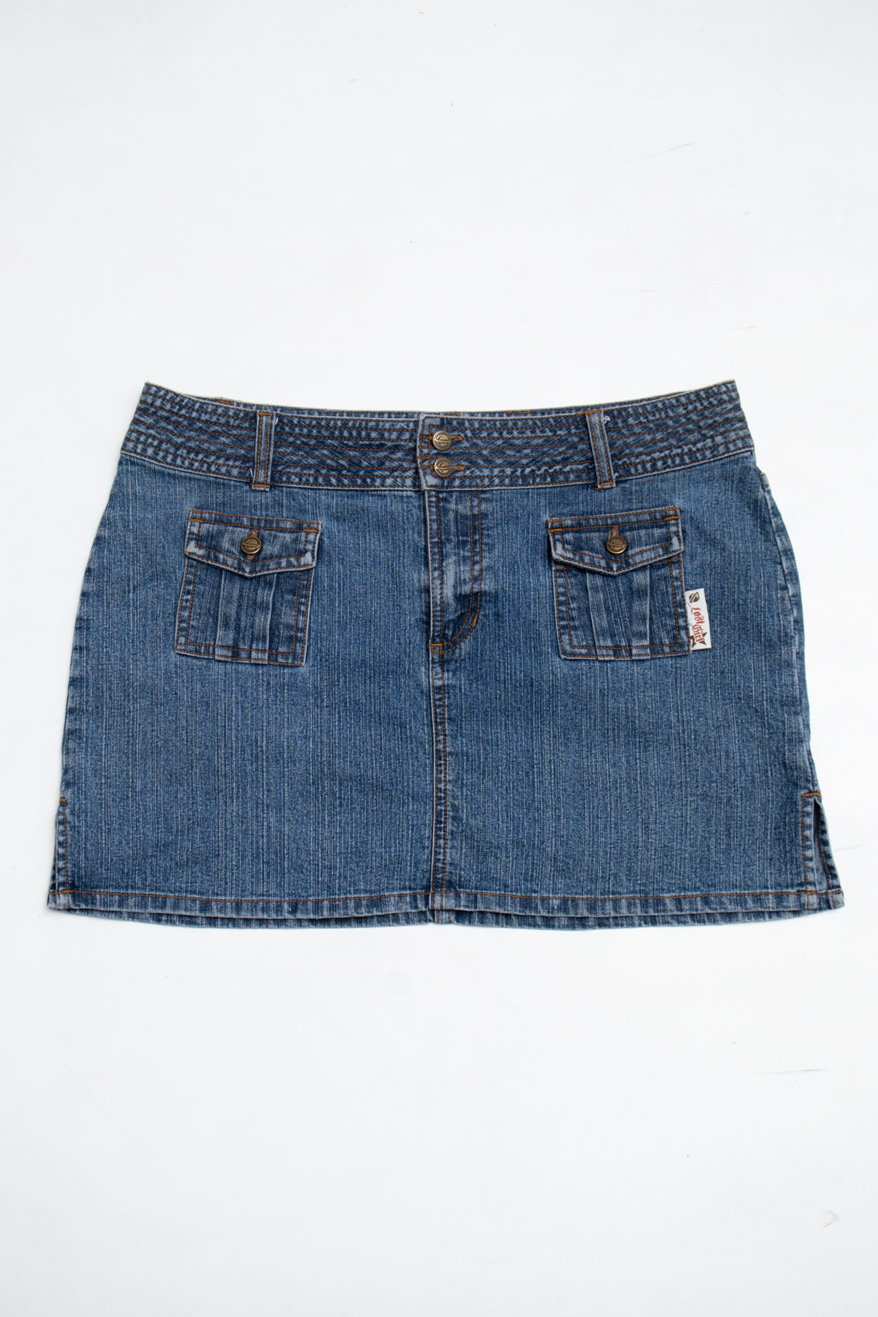 #145 Lost Girl Mini Skirt Blue | c. 200 | Size 12