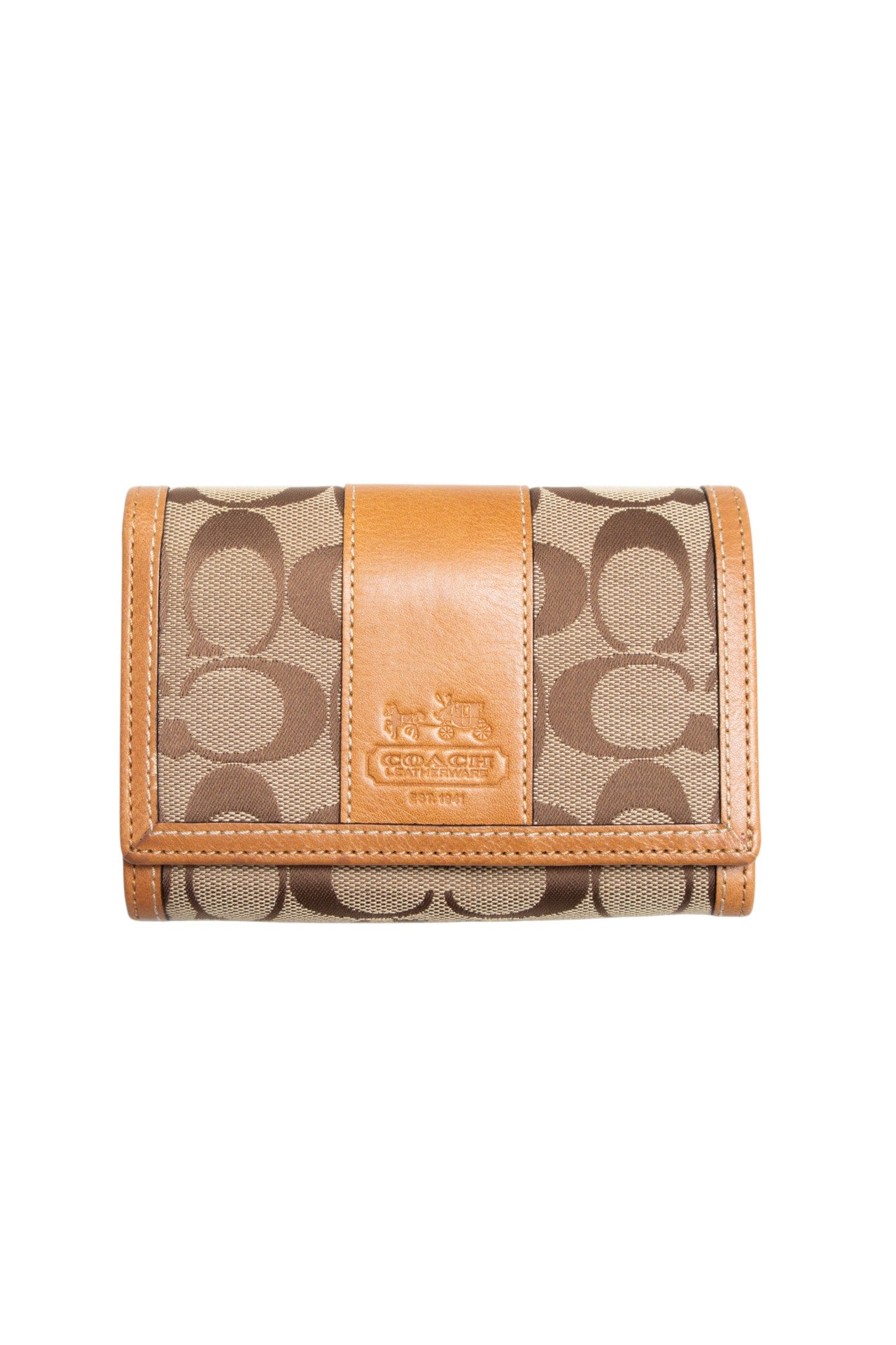 #199 Coach Wallet Brown | c. 205 | Size