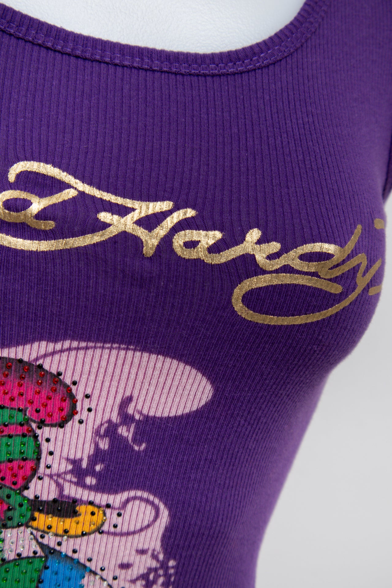 #43 Ed Hardy Tank Top Purple | c. 193 | Size 8