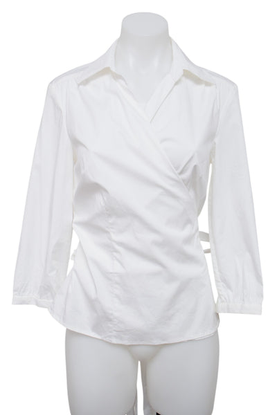 #044 Ann Taylor Long Sleeve White | c. 209 | Size 6