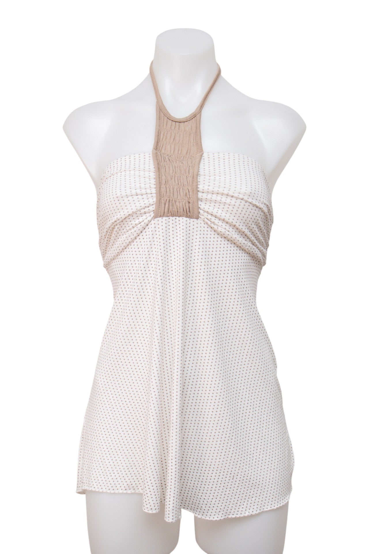 #001 Halter Top White | c. 199 | Size 12