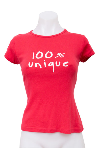 #77 Jennyfer T-shirt Red | c. 198 | Size 8