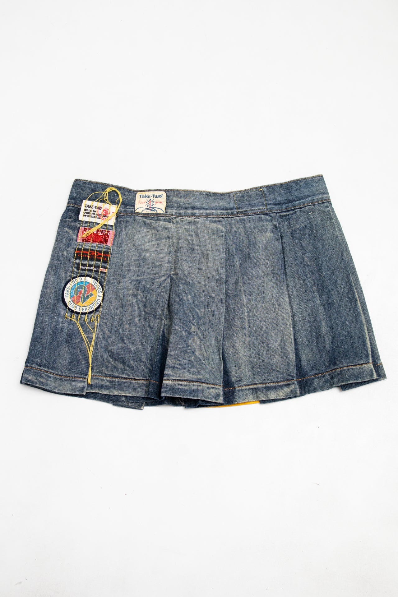 #178 Take-two Mini Skirt Blue | c. 211 | Size 6/8