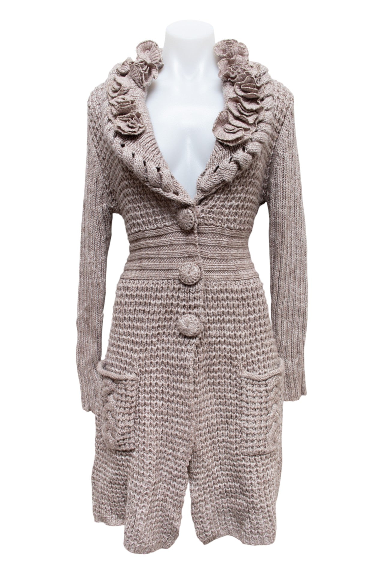 #115 Collection Dressbarn Dress Beige | c. 192 | Size 8/10
