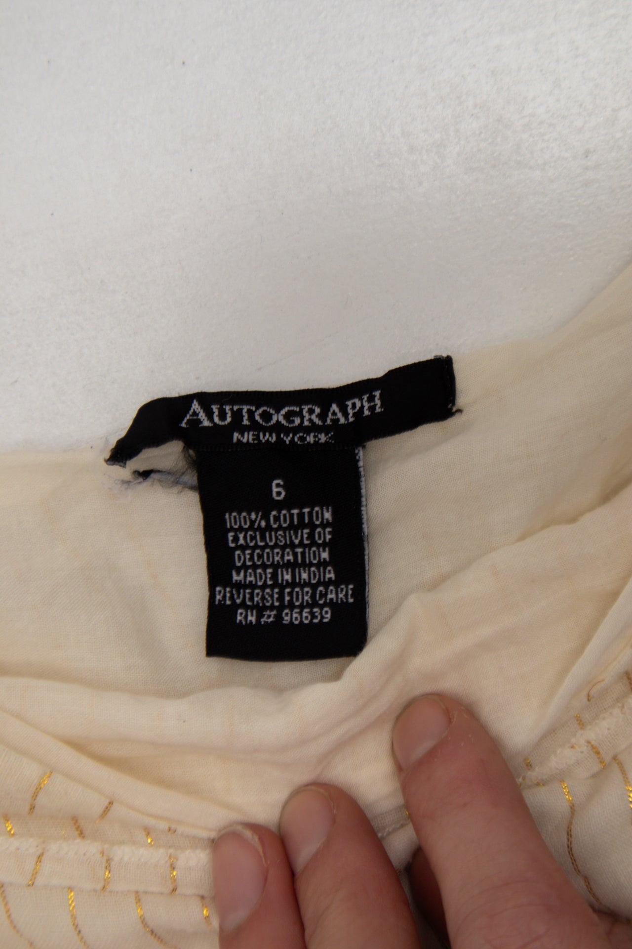 #184 Autograph New York Skirt Beige | c. 197 | Size 10