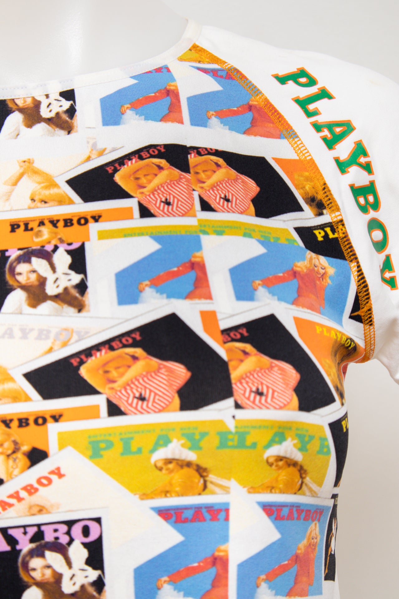 #06 Playboy Intimates T-shirt White | c. 185 | Size 10