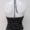 #006 Khaki Crew Halter Top Black | c. 199 | Size 8/10