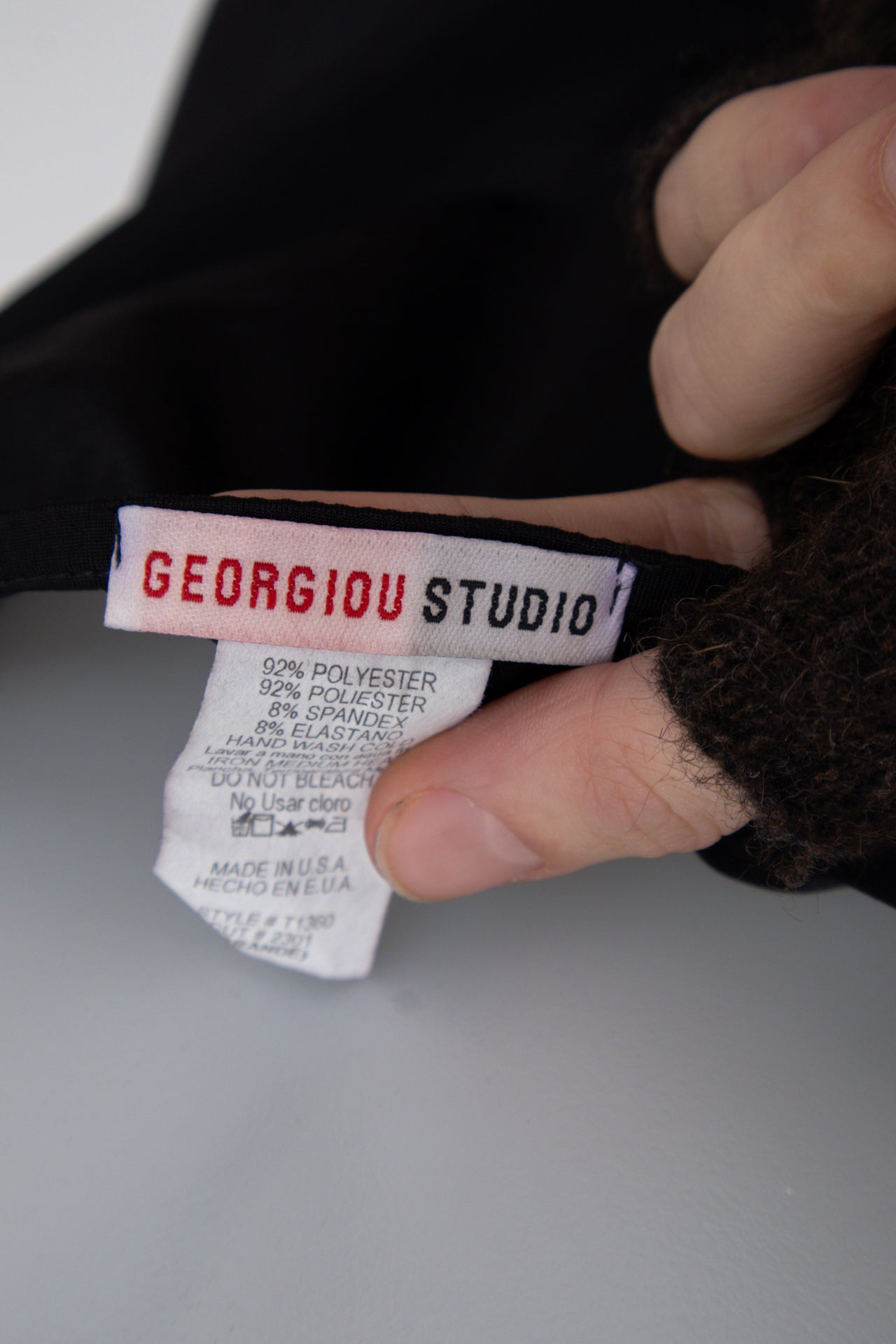 #041 Georgiou Studio Halter Top Black | c. 199 | Size 10