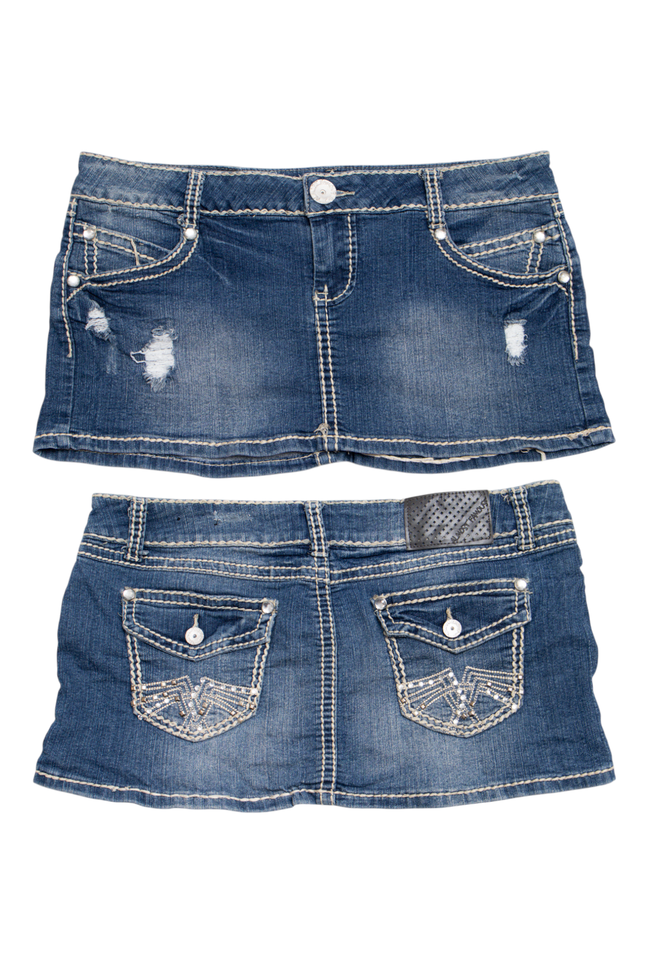 #090 Almost Famous Skirt Blue | c. 203 | Size 14