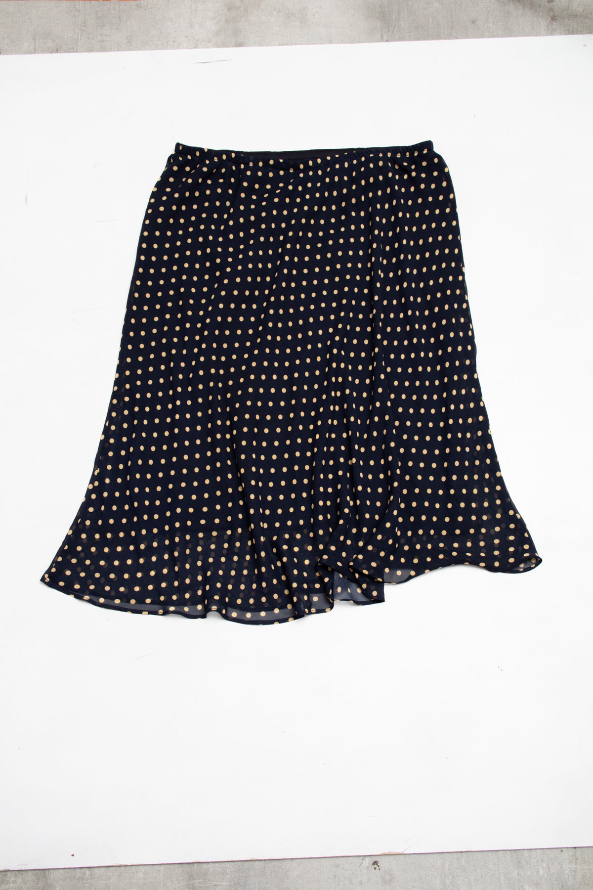 #139 Long Skirt Navy | c. 208 | Size 14