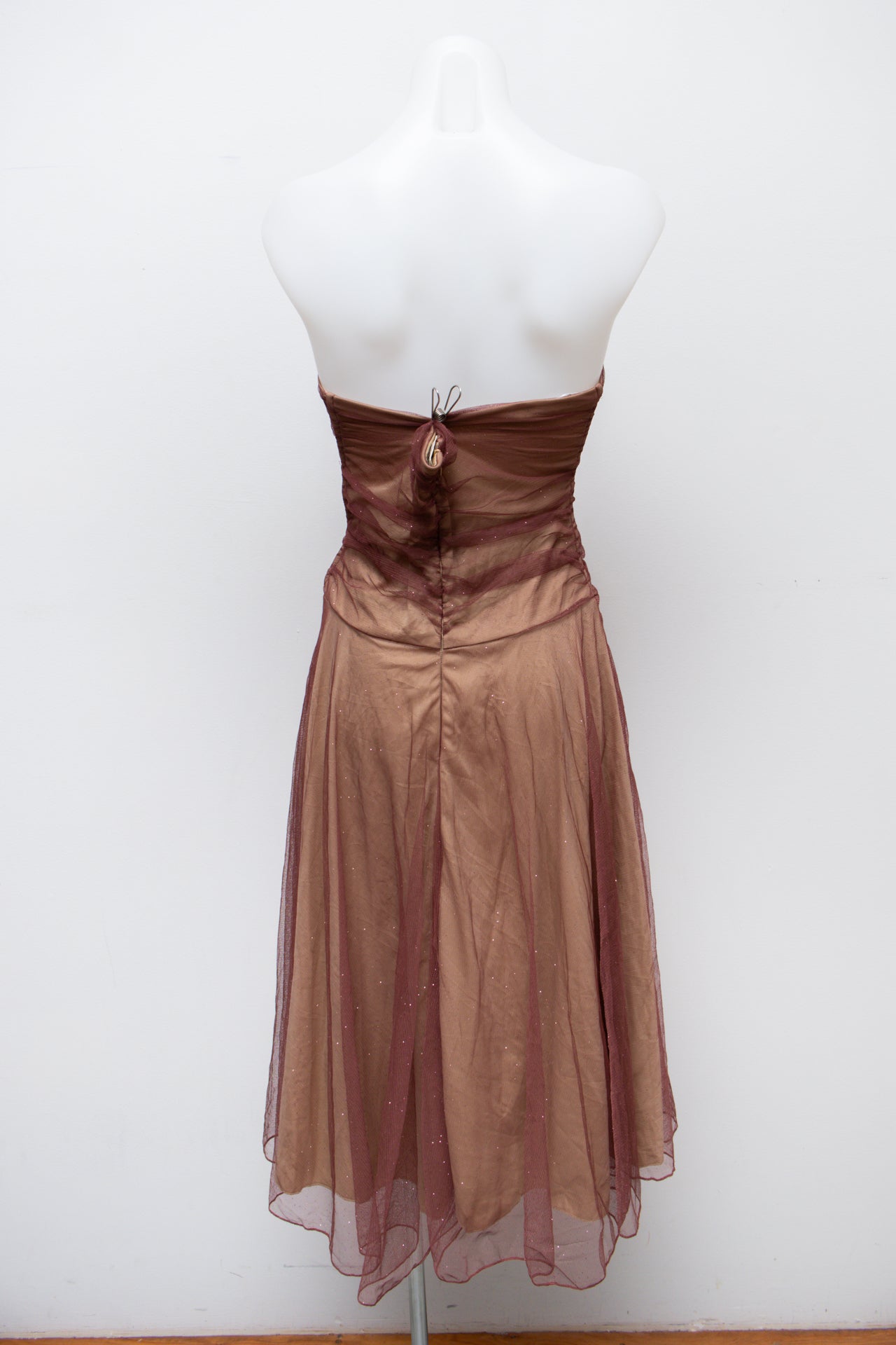 #157 Speechless Mini Skirt Brown | c. 192 | Size 10