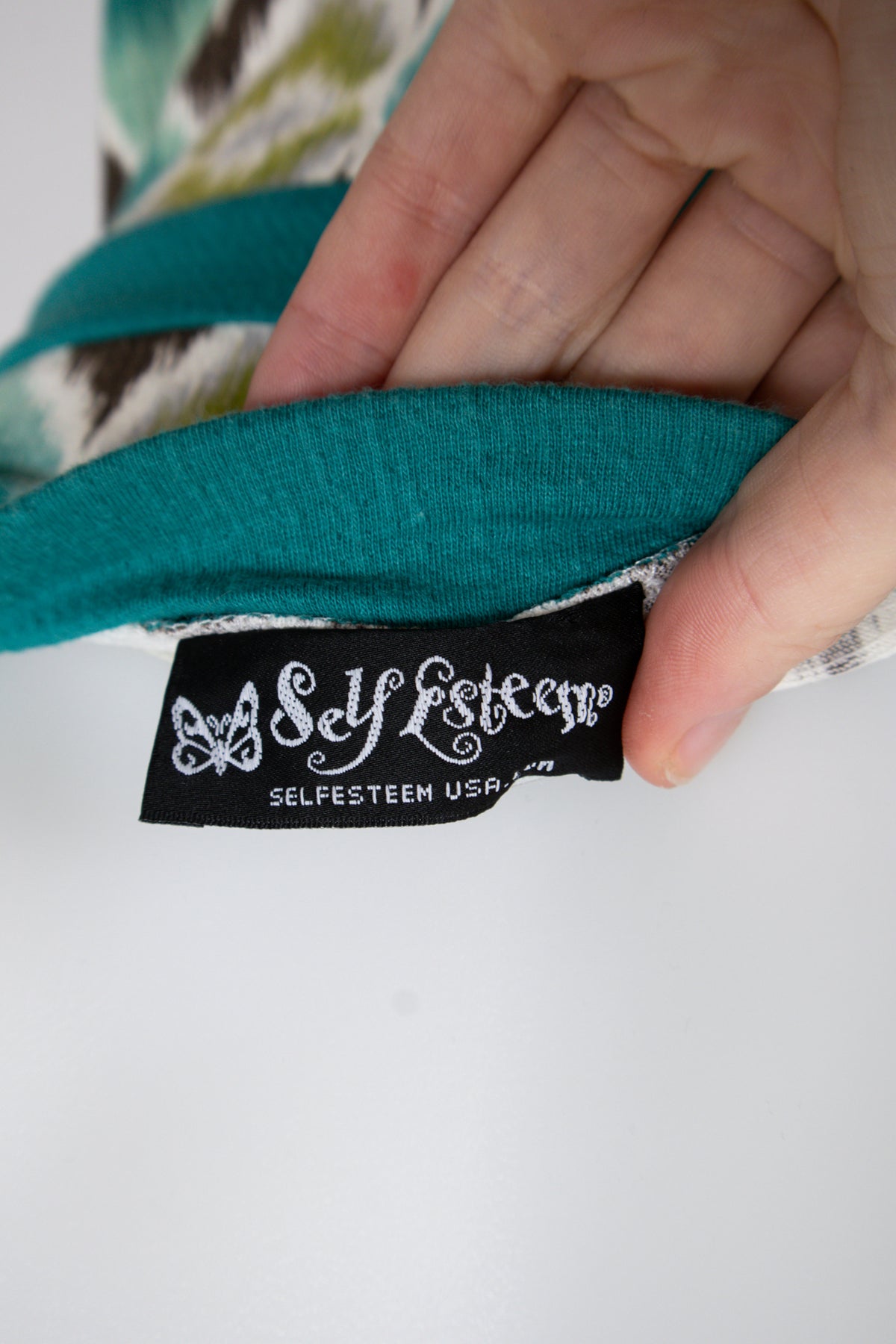 #008 Self Esteem Top Blue | c. | Size 8