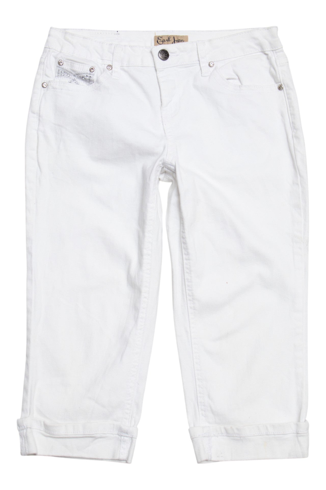 #077 Earl Jean Capris White | c. 209 | Size 6