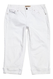 #077 Earl Jean Capris White | c. 209 | Size 6