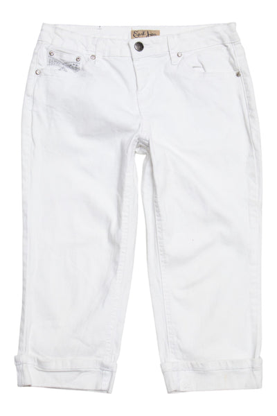 #077 Earl Jean Capris White | c. 209 | Size 6