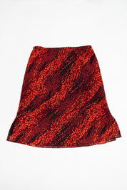#109 New York & Company Long Skirt Red | c. 213 | Size 10