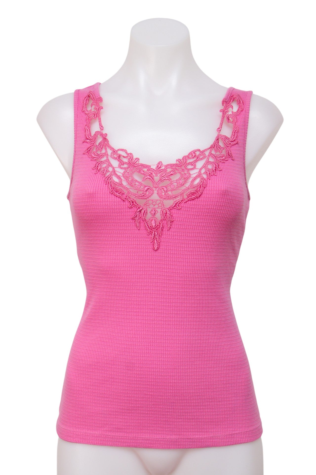 #069 Bisou Bisou By Michele Bohbot Tank Top Pink | c. 199 | Size 8
