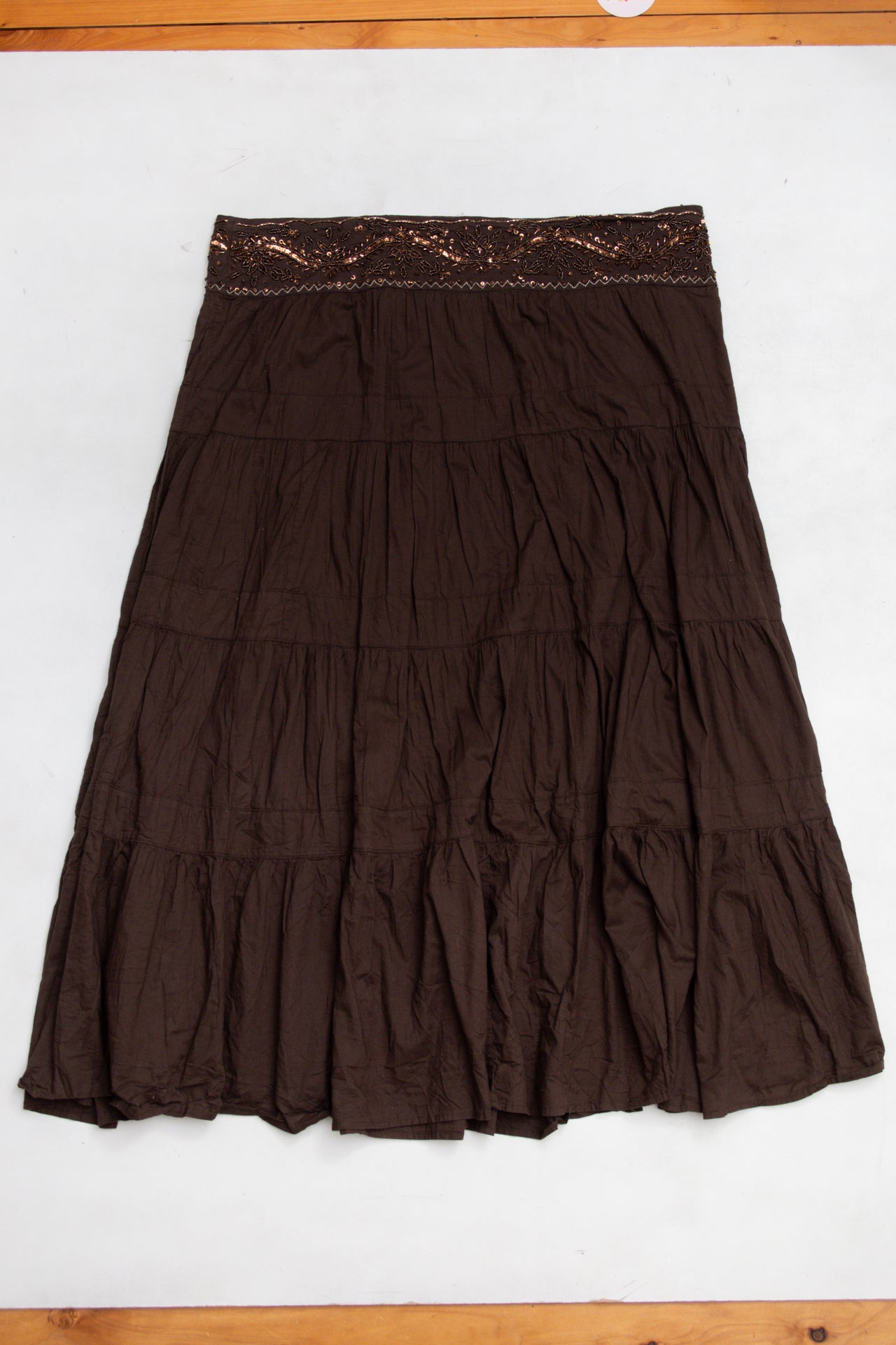 #109 Skirt Brown | c. 186 | Size 16