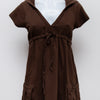 #74 Trafaluc Camisole Top Brown | c. 192 | Size 8