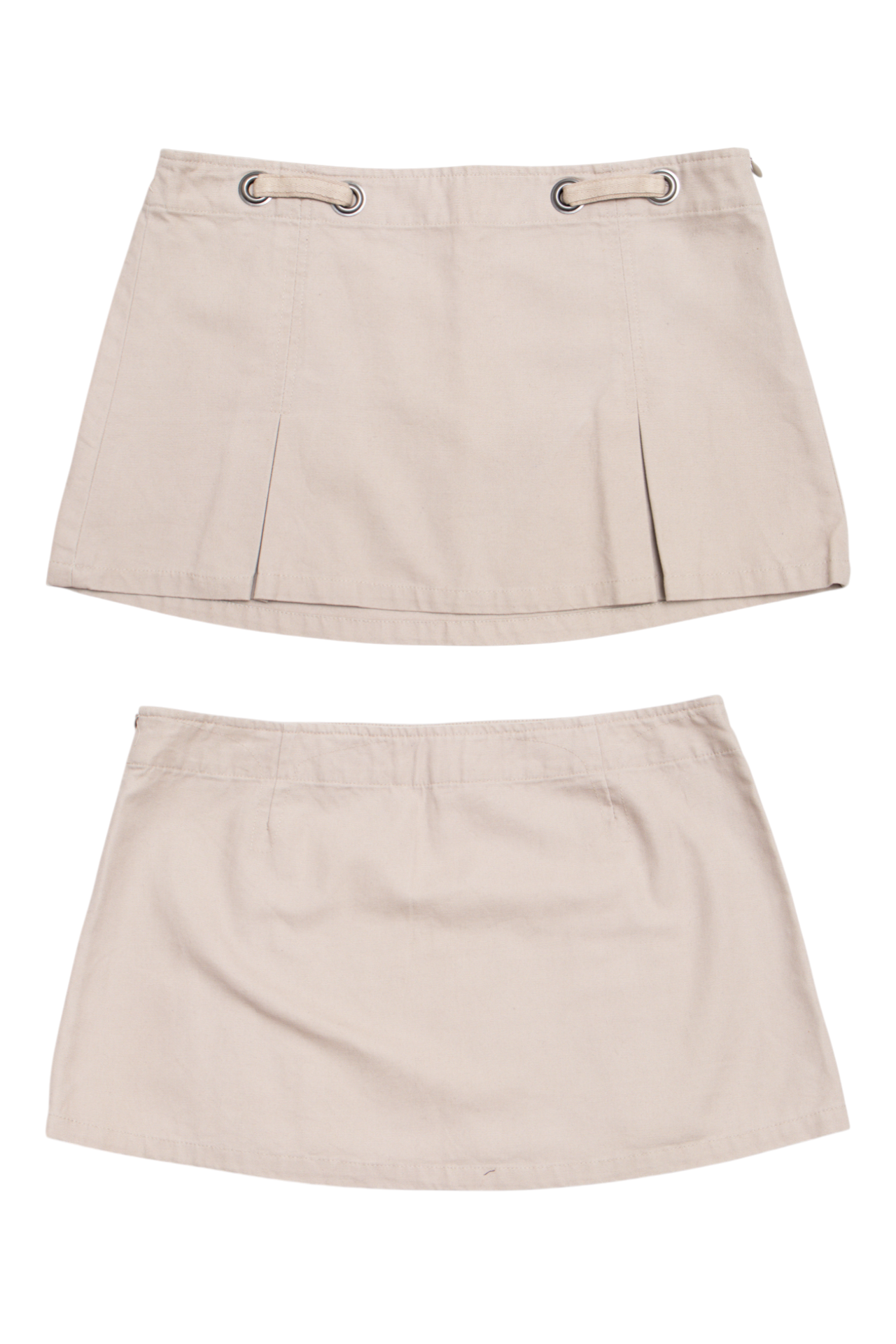 #110 Ing Casual Wear Mini Skirt Beige | c. 204 | Size 8