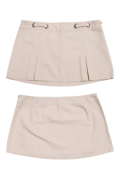 #110 Ing Casual Wear Mini Skirt Beige | c. 204 | Size 8
