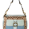 #147 Coach Shoulder Bag Blue | c. 184 | Size