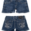 #105 Miss Me Denim Shorts Blue | c. 204 | Size 6