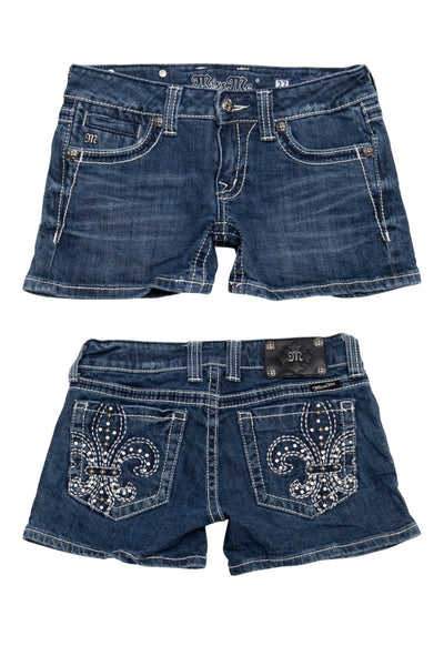 #105 Miss Me Denim Shorts Blue | c. 204 | Size 6