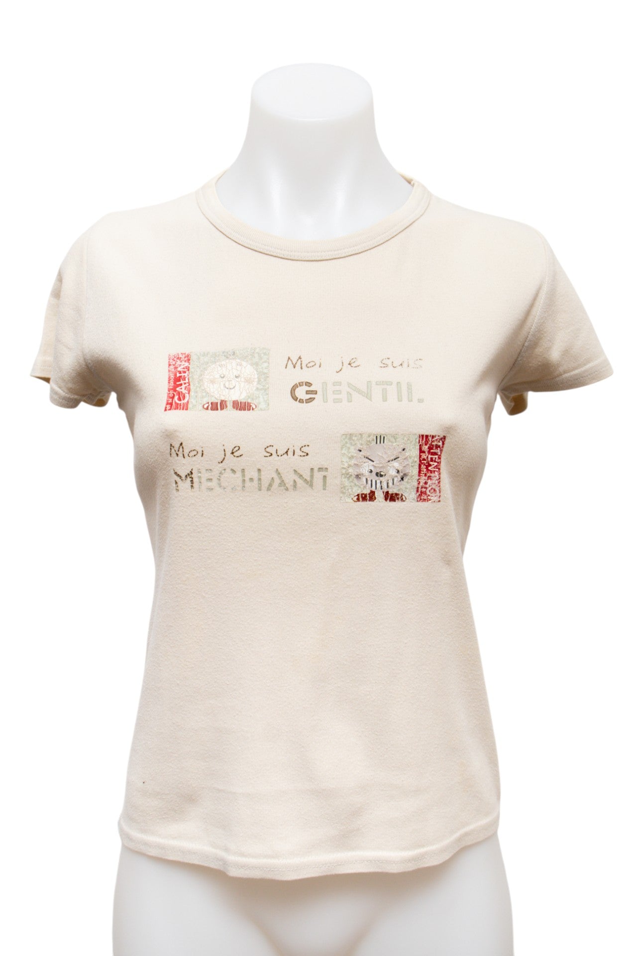 # Cache Cache T-shirt Beige | c. 191 | Size 10